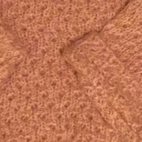 Dots Tan Carmel Open Knit Cuffed Sleeve Sweater Top NWT - Picture 6 of 6